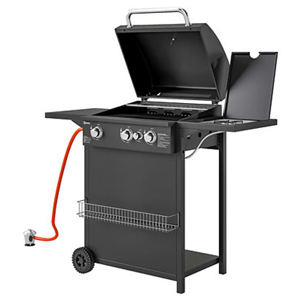 Outsunny Gasgrill Kunststoff B/H/L: ca. 57x98x123 cm