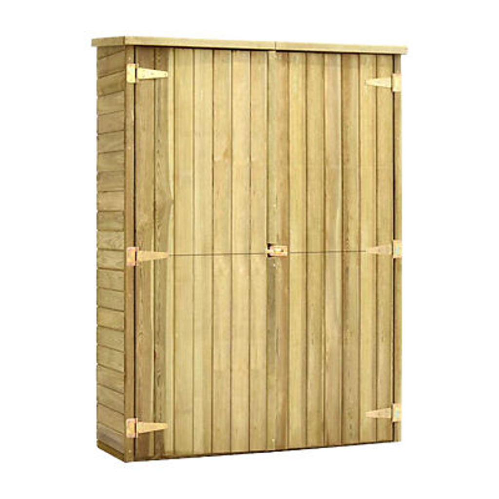 vidaXL Geräteschuppen braun B/H/T: ca. 123x171x50 cm