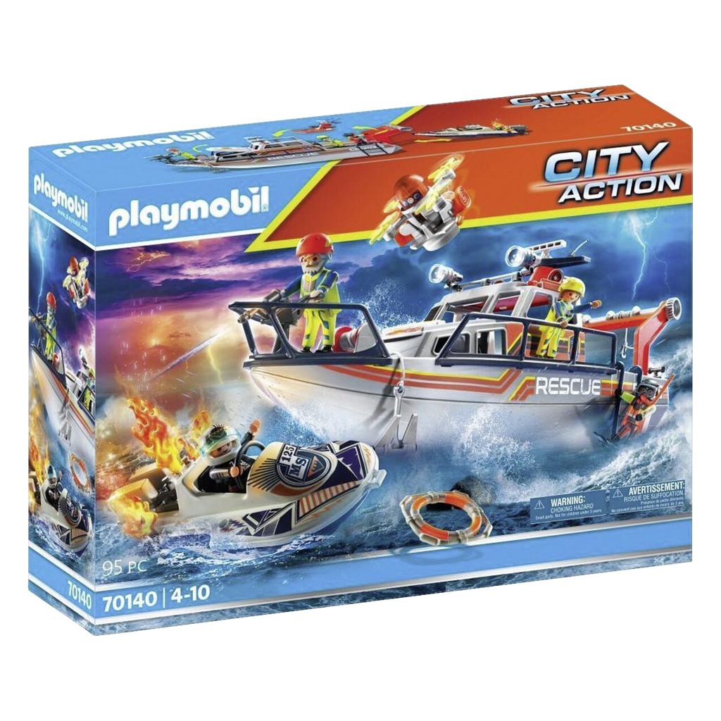 Playmobil City Action Seenot Löscheinsatz Rettungskreuzer 70140