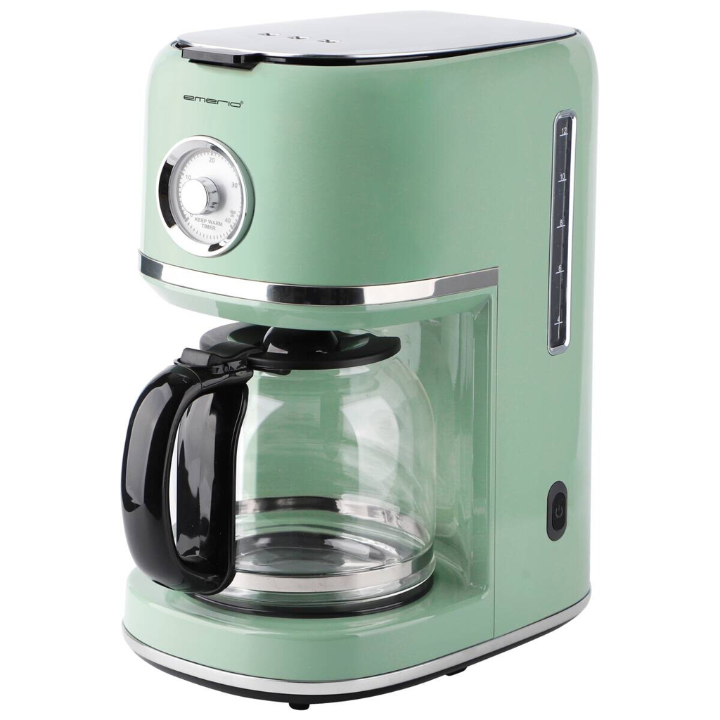 Emerio Kaffeeautomat CME-133280.3 mint Glas Edelstahl B/H/L: ca. 18,9x32,1x29,6 cm