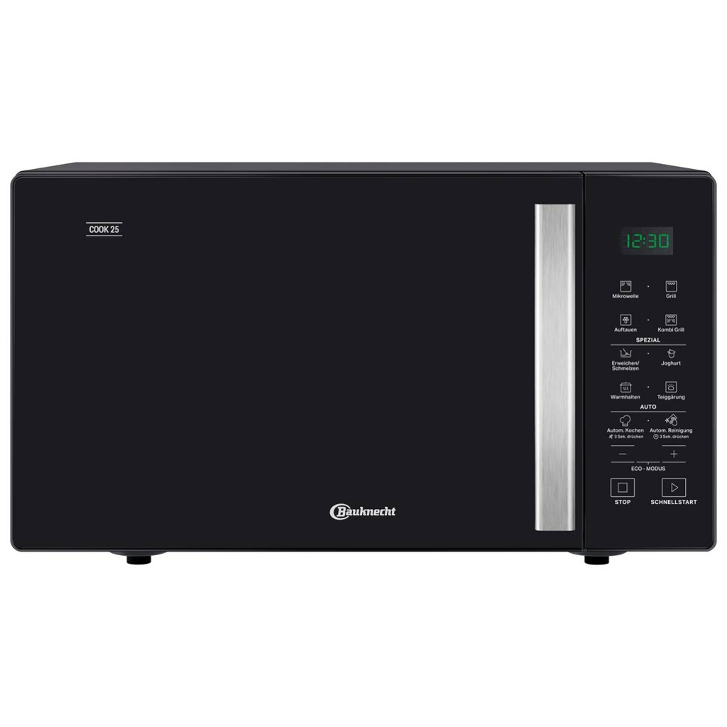 Bauknecht Mikrowelle mit Grill MWK 253 B schwarz Metall B/H/L: ca. 41,9x28,1x48,3 cm