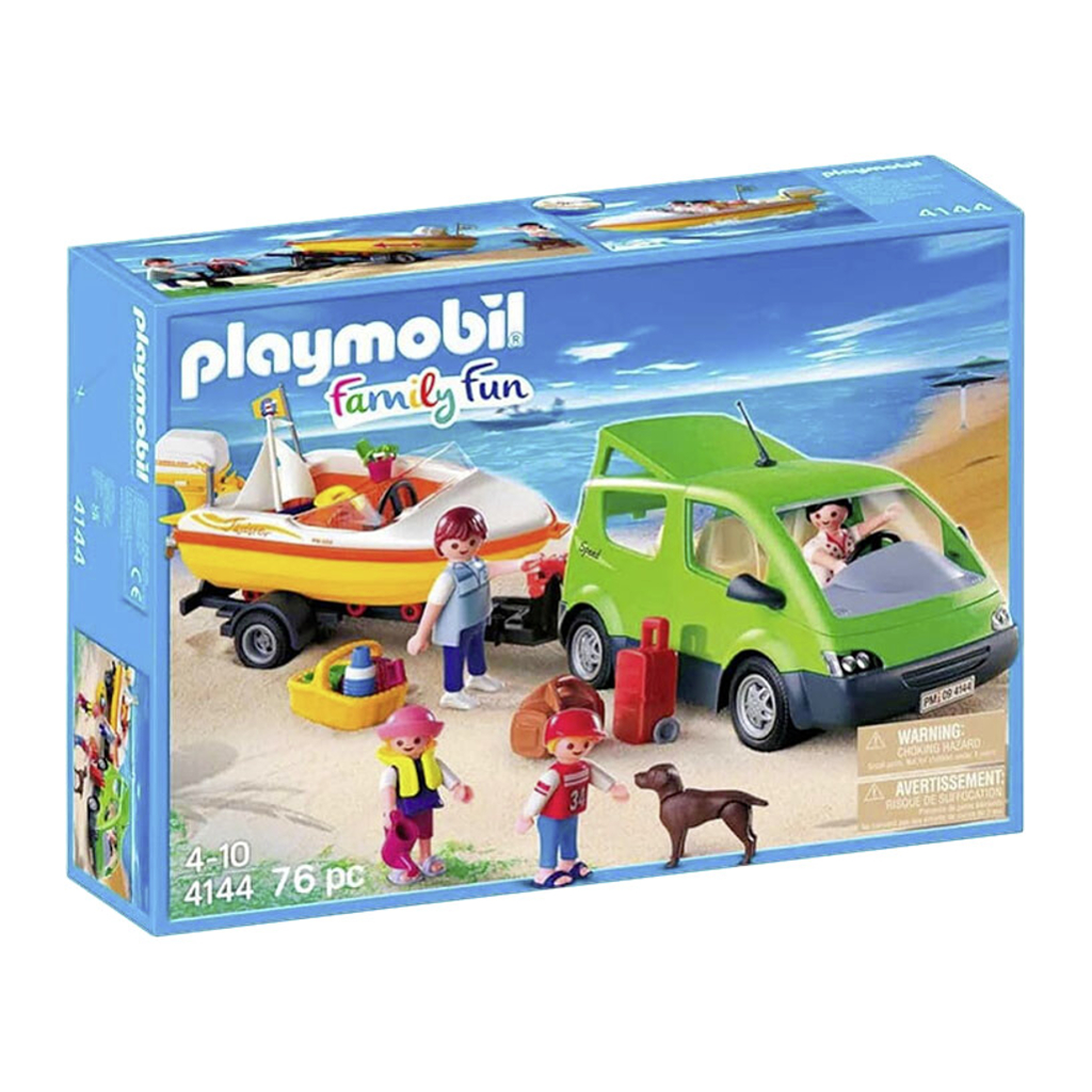 Playmobil Familienvan mit Bootsanhänger 4144