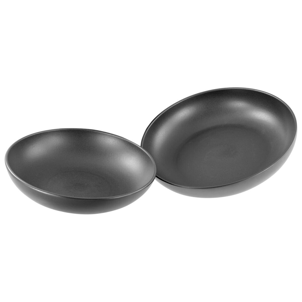 CreaTable Cappuccino-Set Uno schwarz Steinzeug B/H/L: ca. 39,4x38,7x39,4 cm