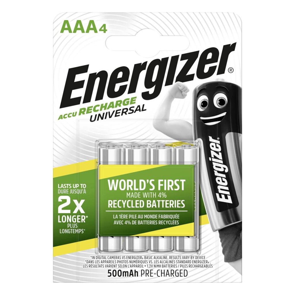 Energizer Akku NiMH AAA/Micro (HR03) 4er Pack