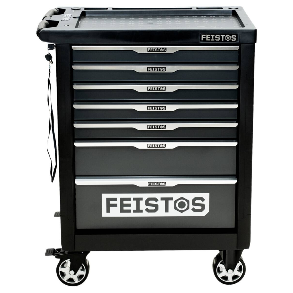 Werkstattwagen Mento anthrazit B/H/L: ca. 47x96x77 cm