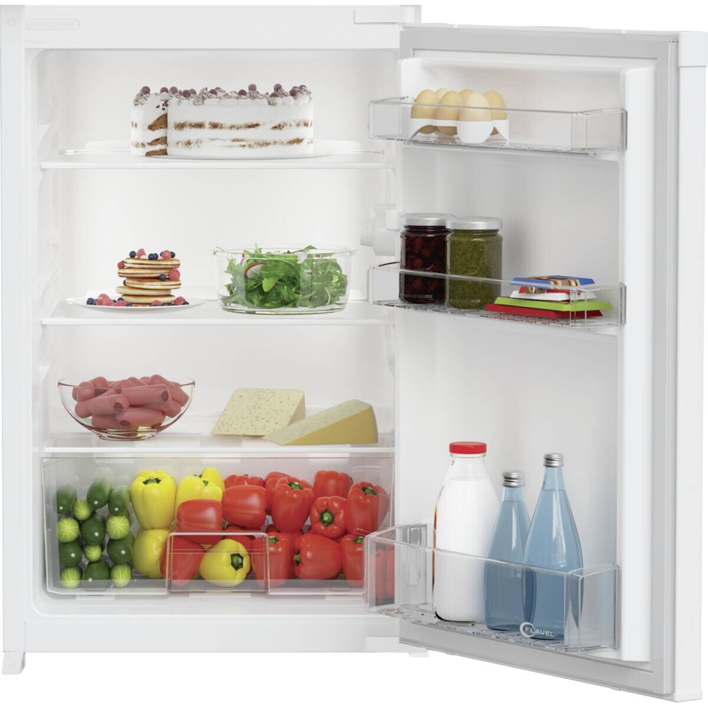 FLAVEL Einbaukühlschrank FLSI884SN weiß B/H/T: ca. 54x85,5x55 cm