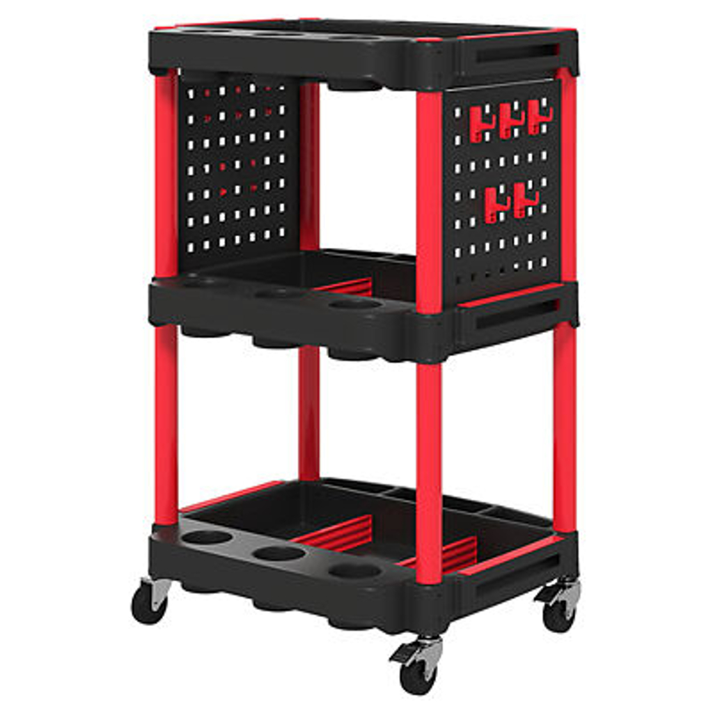 Werkstattwagen schwarz B/H/L: ca. 47,5x89x56,5 cm