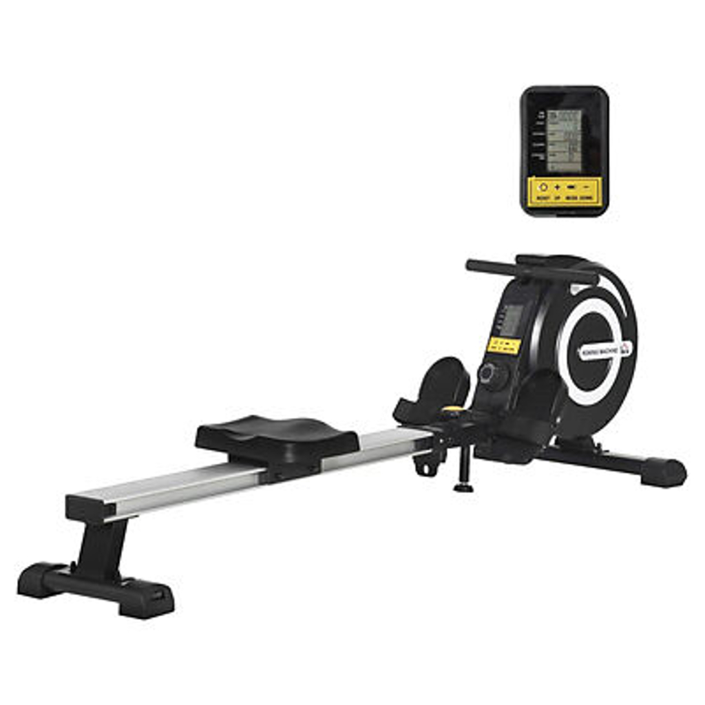 HOMCOM Rudergerät schwarz Stahl B/H/L: ca. 58x57x185 cm