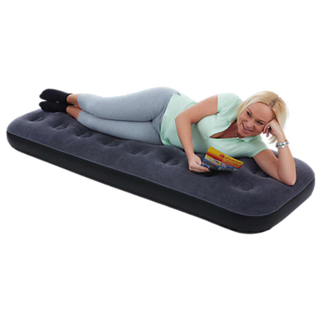 Happy People Luftbett grau B/H/L: ca. 73x22x191 cm