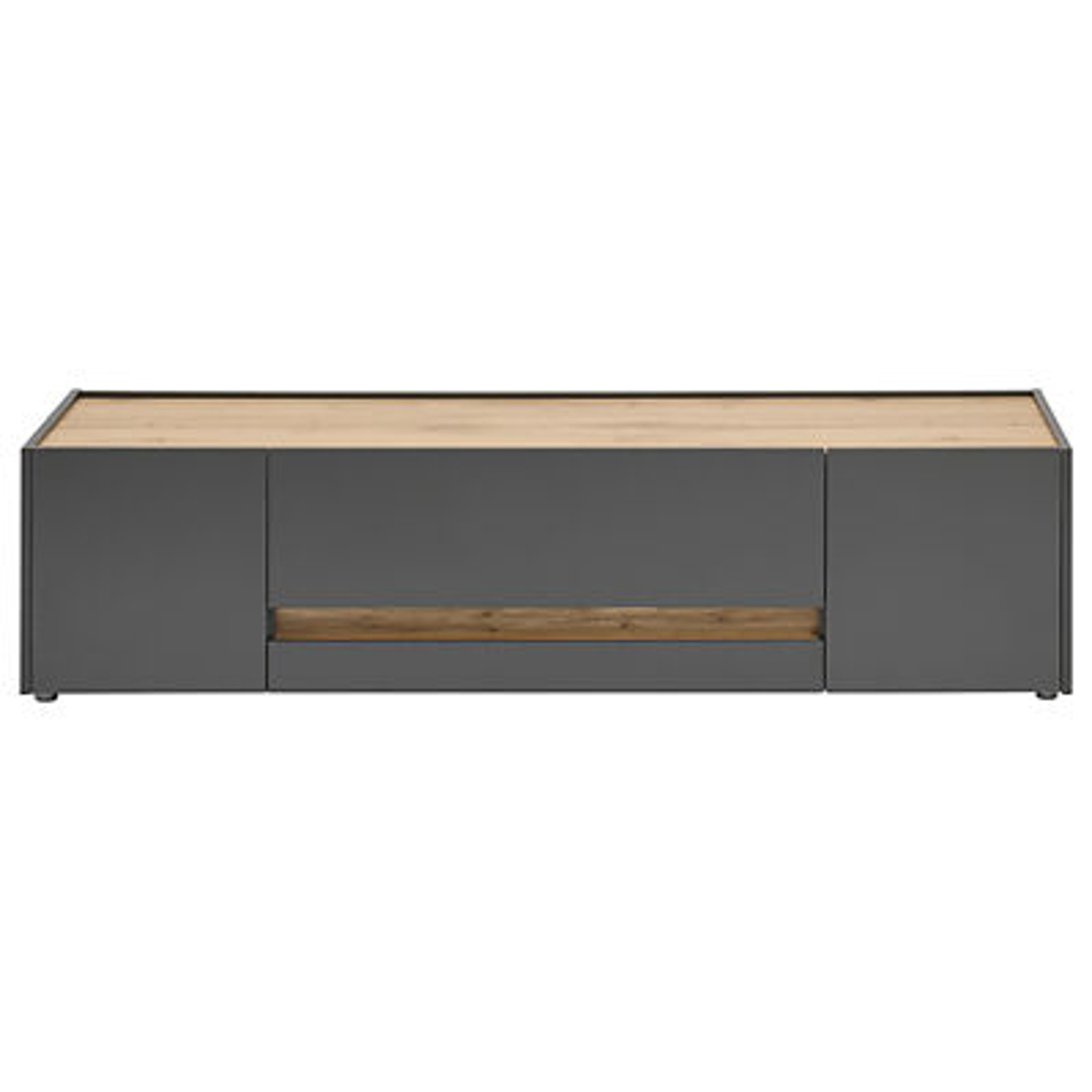 TV-Lowboard City Eiche Wotan Nachbildung anthrazit B/H/T: ca. 170x40x45 cm