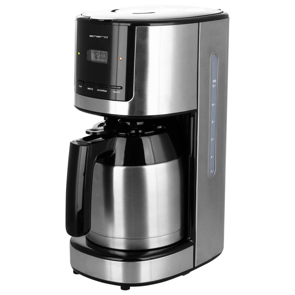 Kaffeeautomat CME-123551.1 Edelstahl schwarz Edelstahl Kunststoff B/H/T: ca. 17x37x28 cm