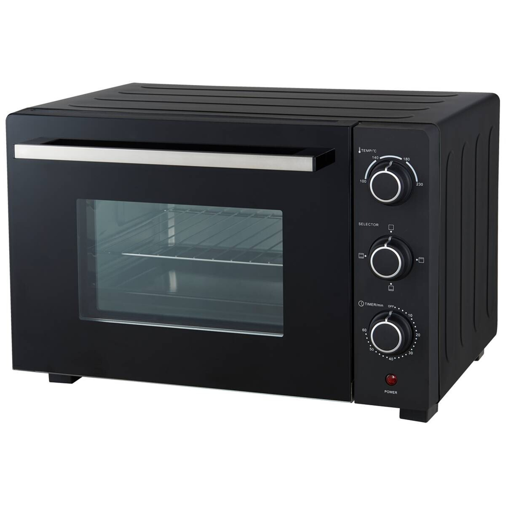 POCOline Mini-Backofen silber Metall B/H/L: ca. 42,6x33,7x51,1 cm