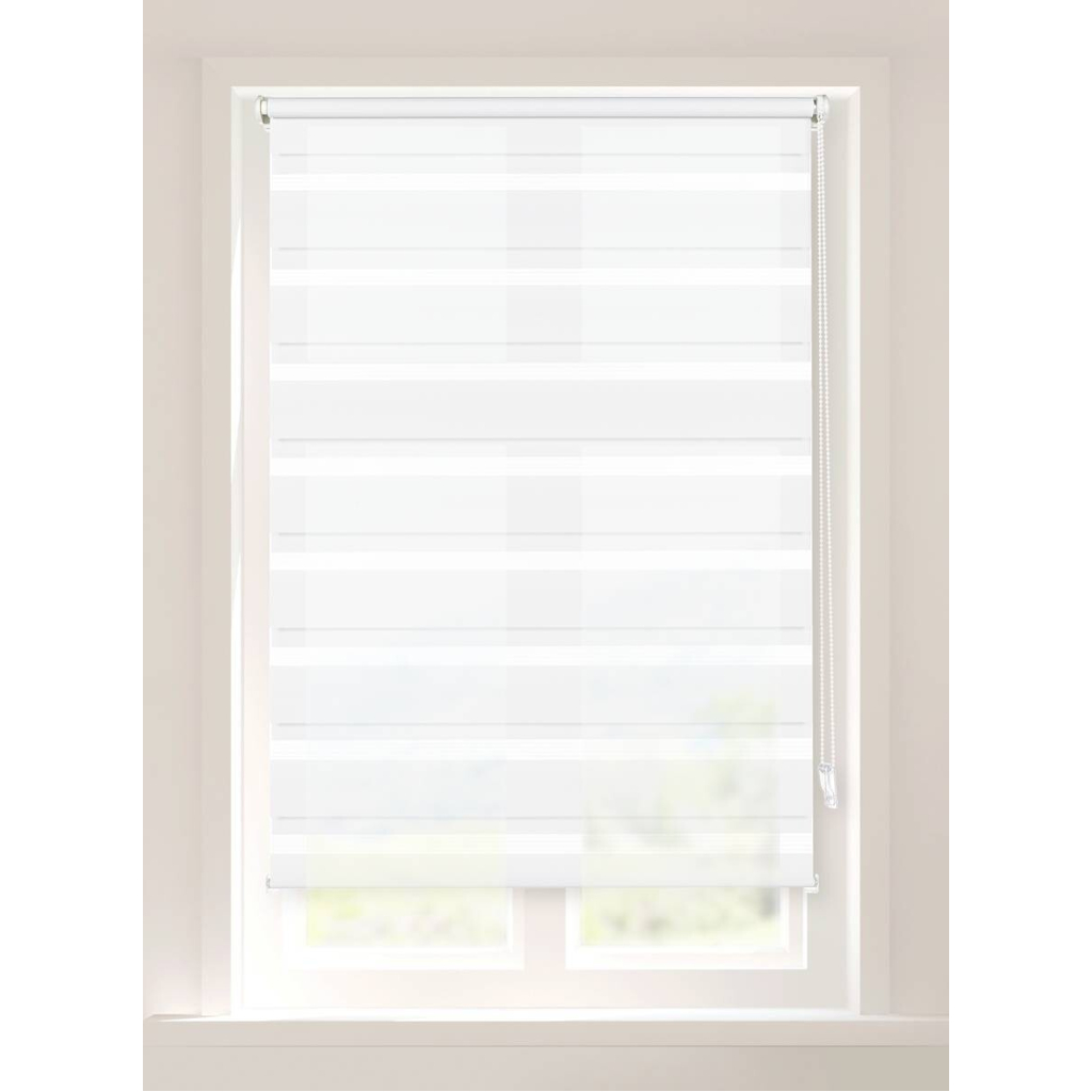 Boviva Doppelrollo weiß B/L: ca. 82x200 cm
