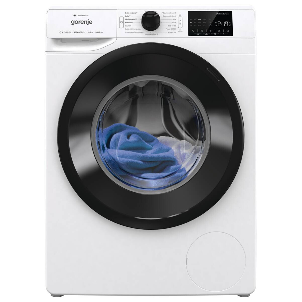 Gorenje Waschmaschine WPNEI86ATS weiß B/H/T: ca. 60x85x55 cm ca. 8 kg