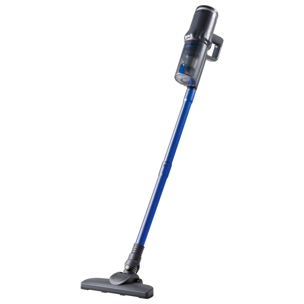 CLEANmaxx Akku-Staubsauger blau grau B/H/L: ca. 18,1x24,5x39,5 cm