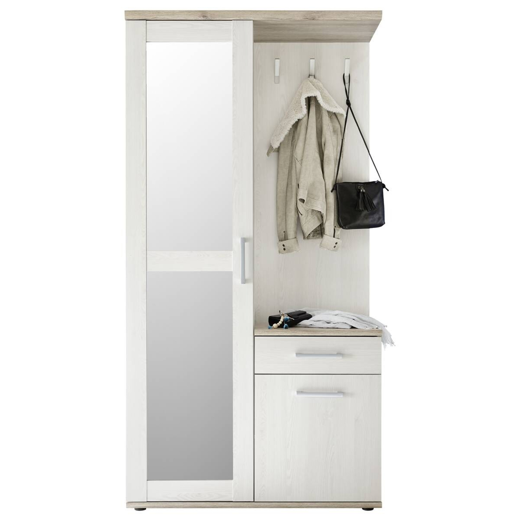 Garderobe Romance San-Remo Nachbildung Sibiu Lärche Nachbildung B/H/T: ca. 100x195x38 cm