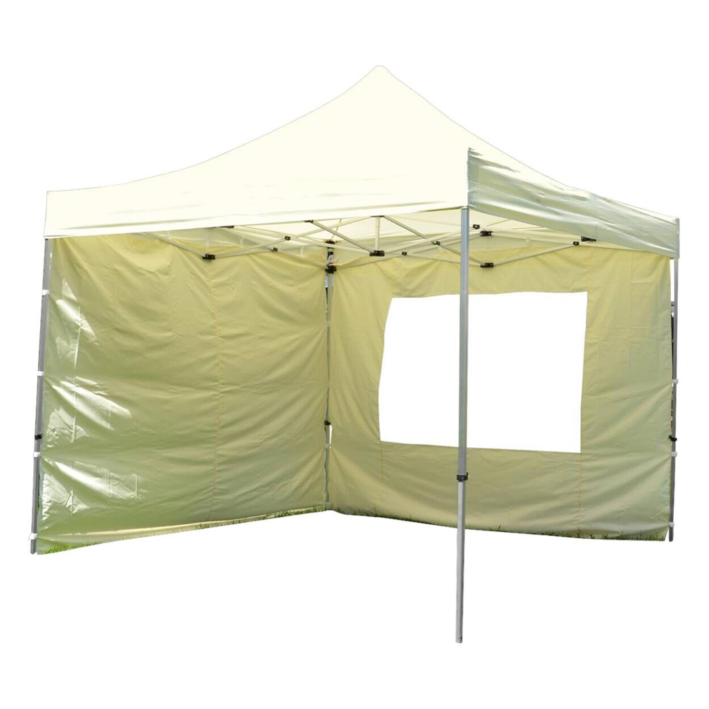 VCM Pavillon PROFI weiß Polyester-Mischgewebe B/H/L: ca. 300x220x300 cm