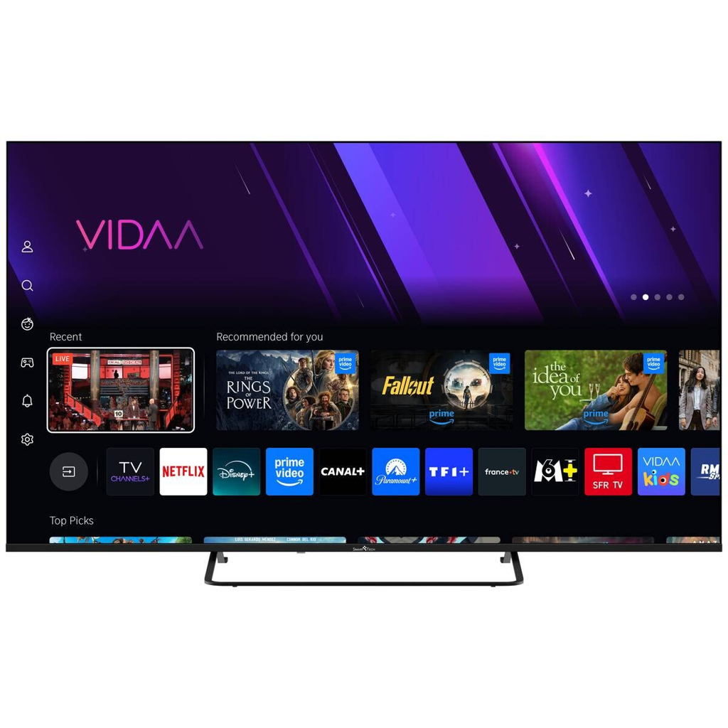Smart-Tech QLED-Fernseher 55QV02K B/H: ca. 123x79 cm