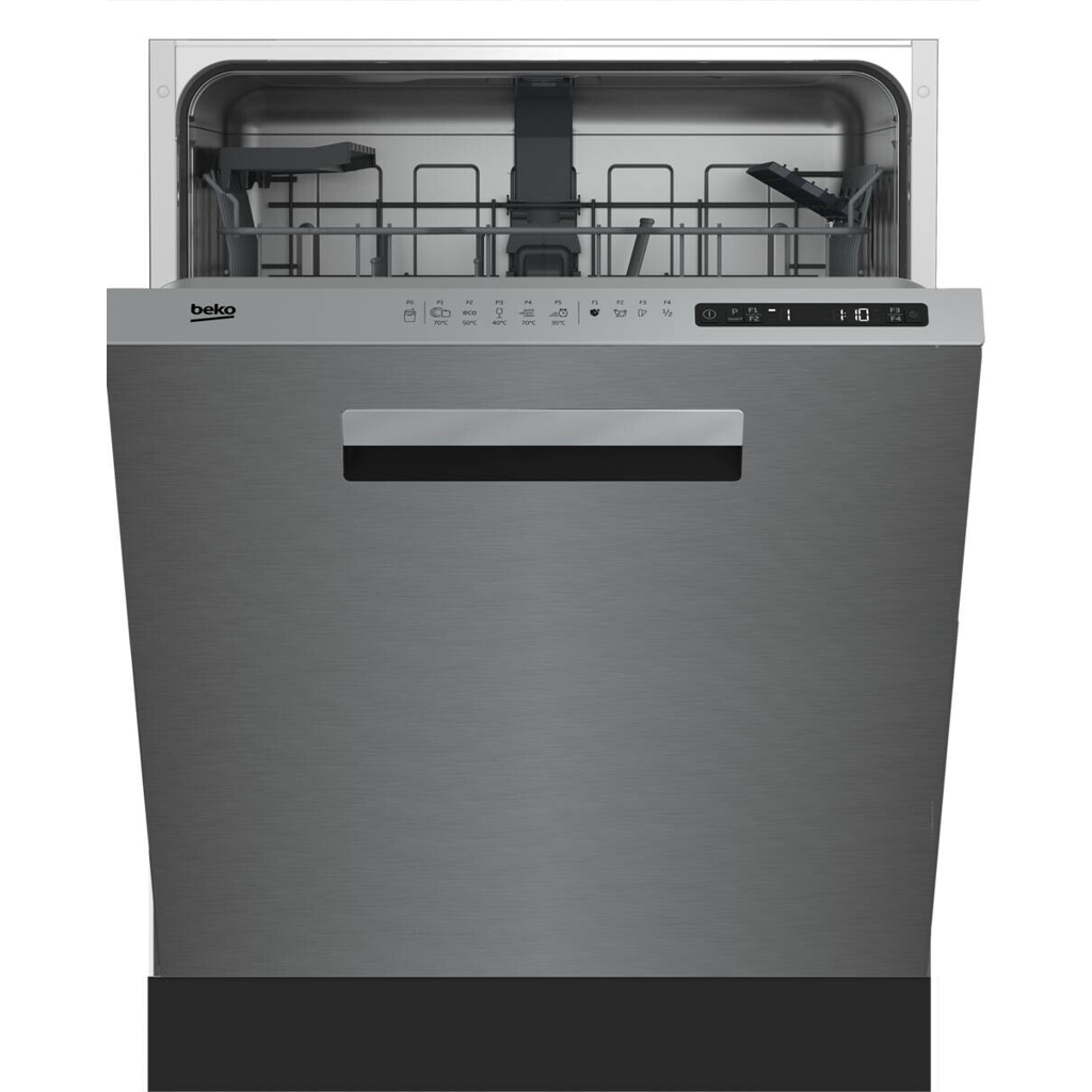 Beko Geschirrspüler BDDN25530X Edelstahl B/H/T: ca. 59,8x81,8x57 cm