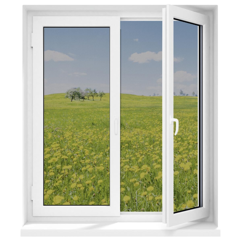 EASYmaxx Fliegengitter schwarz B/L: ca. 130x150 cm