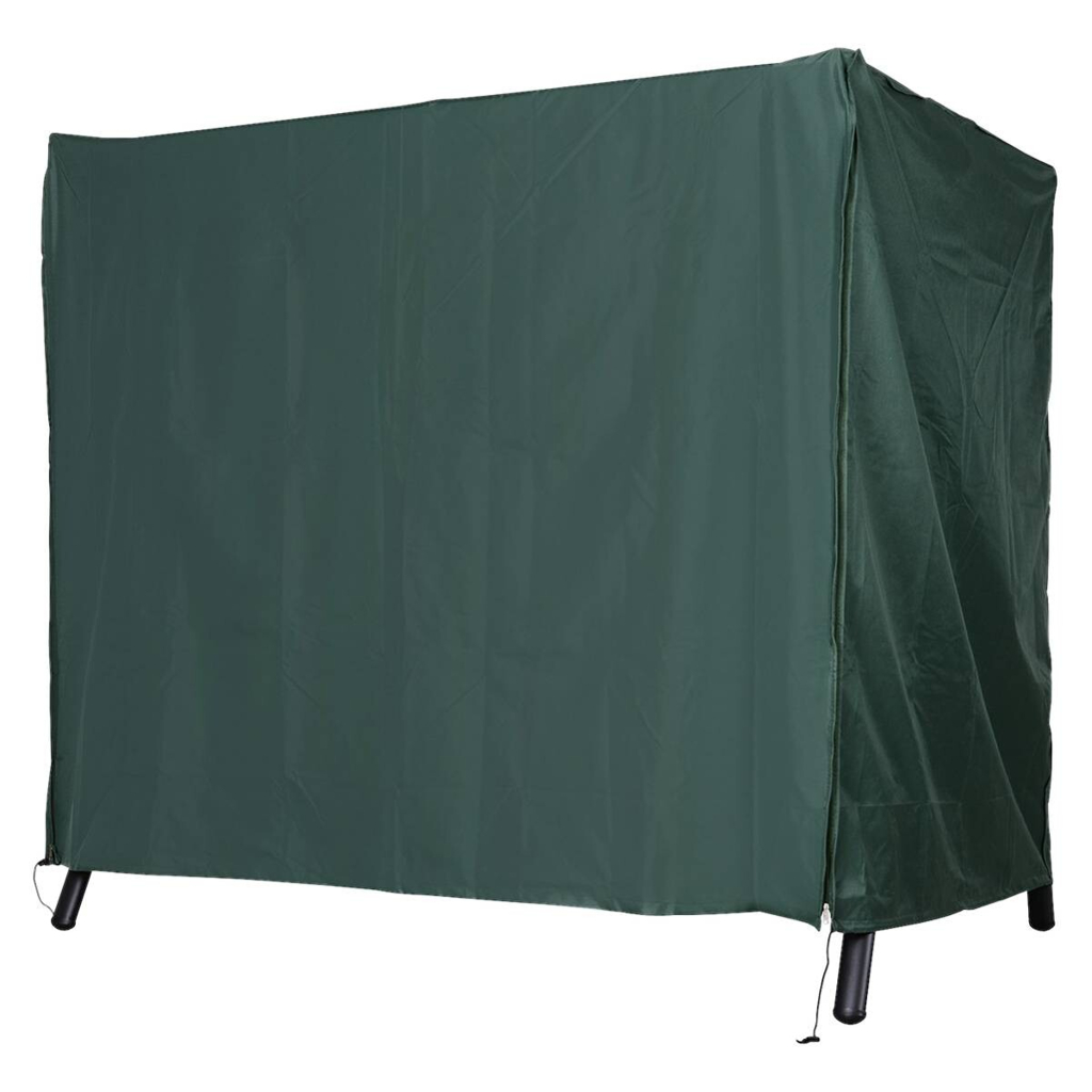 Outsunny Abdeckung für Hollywoodschaukel dunkelgrün Polyester-Mischgewebe B/H/L: ca. 114x152x177 cm