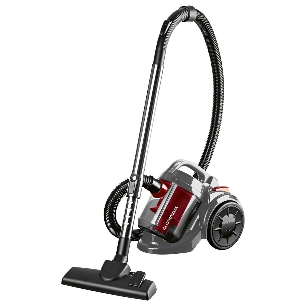 CLEANmaxx Staubsauger schwarz rot B/H/L: ca. 28x32x40 cm
