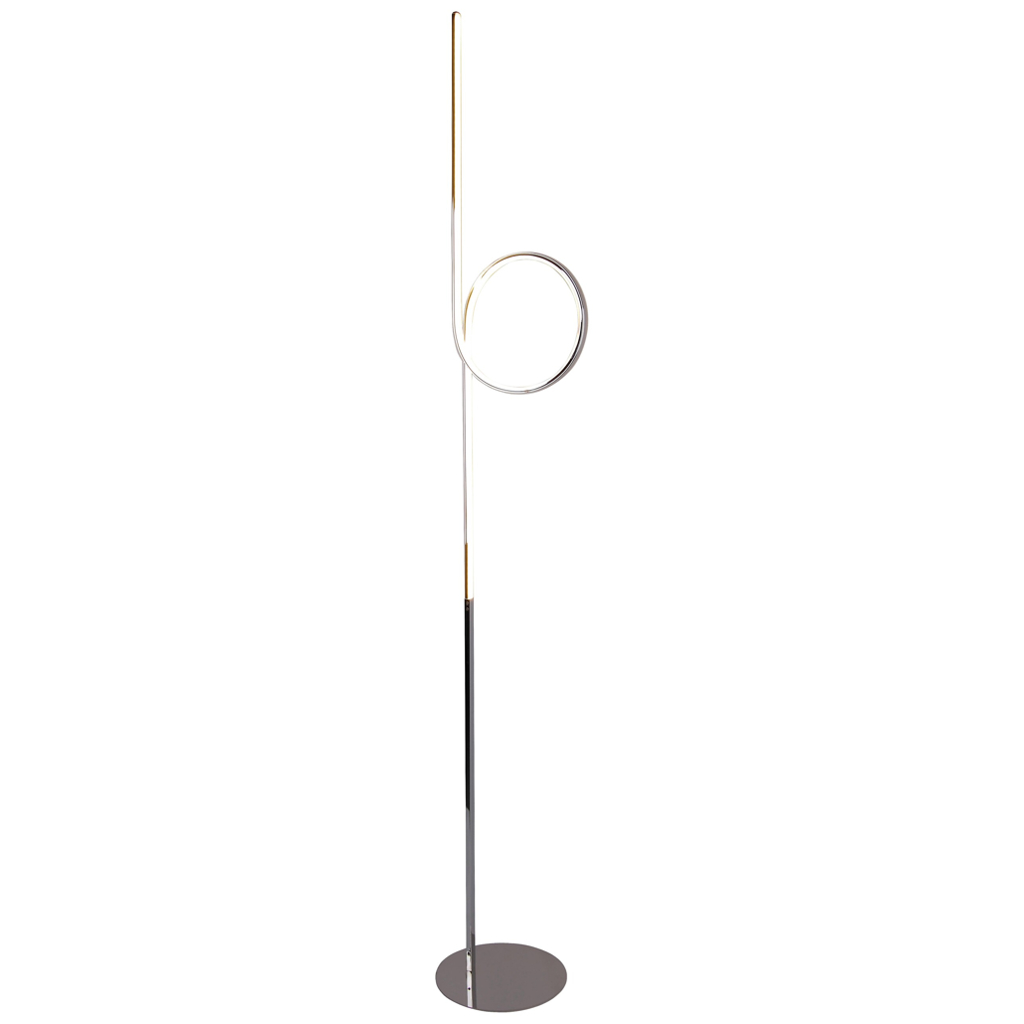 Näve Leuchten LED-Leuchten 2053442 Chrom Metall Kunststoff B/H/T: ca. 23x171x23 cm 1 Brennstellen