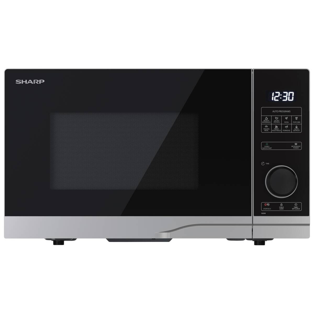 Sharp Mikrowelle YC-PS254AE-S silber Glas B/H/T: ca. 48,3x28,1x40,3 cm