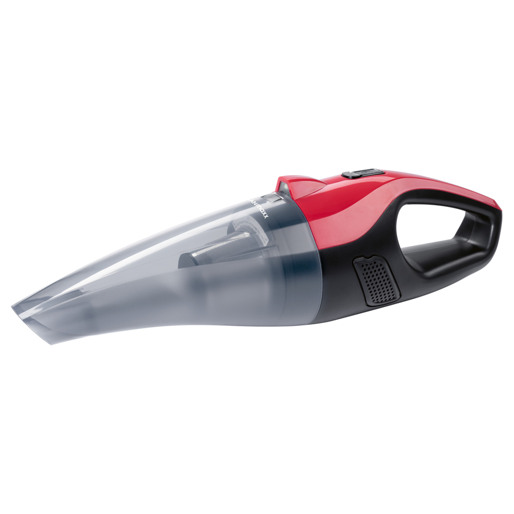 CLEANmaxx Akku-Handstaubsauger rot schwarz B/H/L: ca. 10x12x37 cm