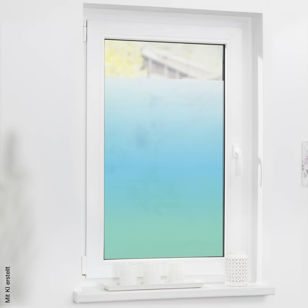 LICHTBLICK Fensterfolie Ombre Ombre petrol B/L: ca. 100x180 cm