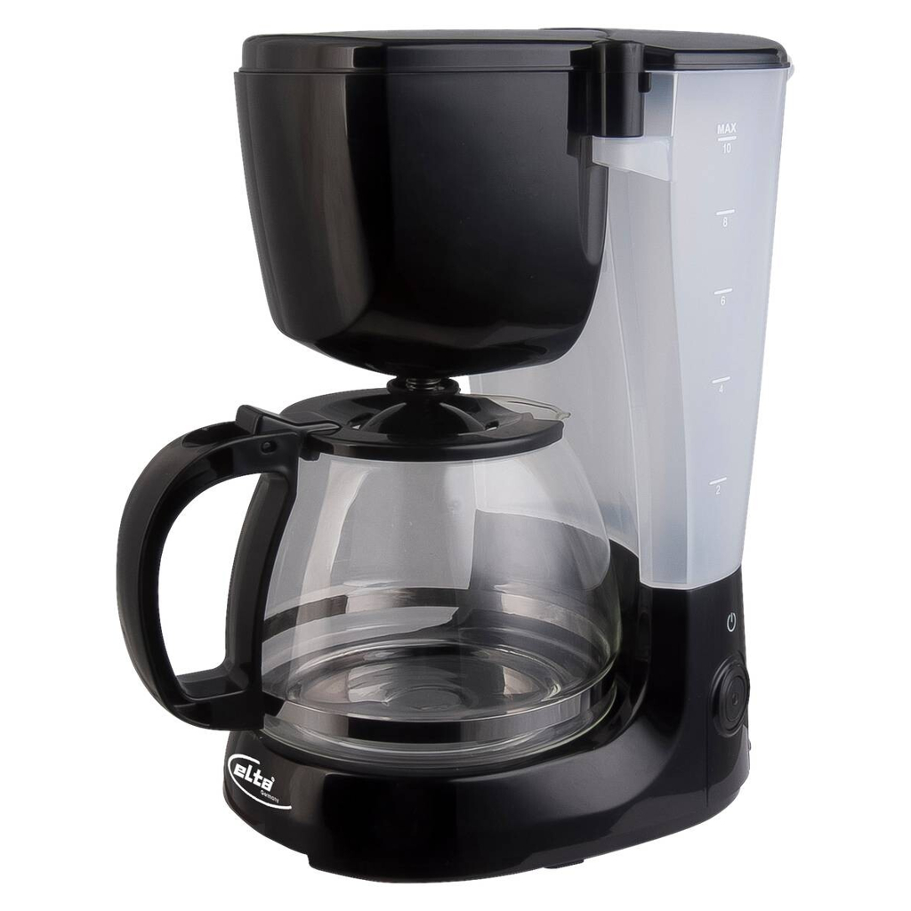 Elta Kaffeeautomat KM-1000.2 schwarz Kunststoff Glas