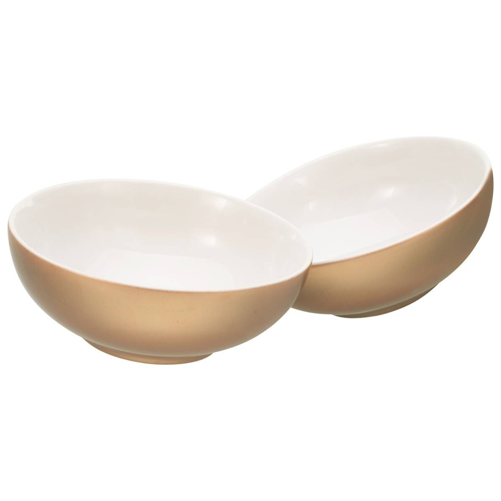 CreaTable Müslischalenset Golden Days gold Steinzeug