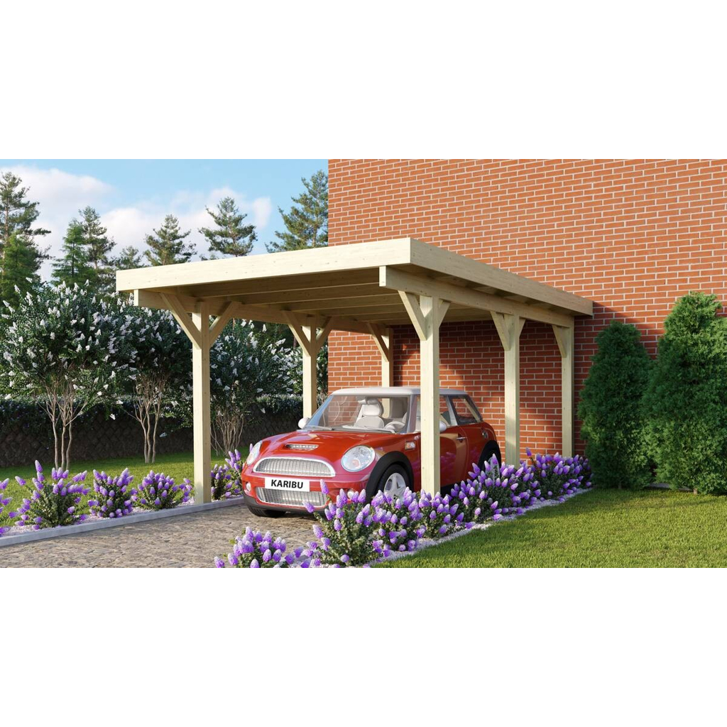 Karibu Carport Classic 1A B/H/T: ca. 318x234x480 cm