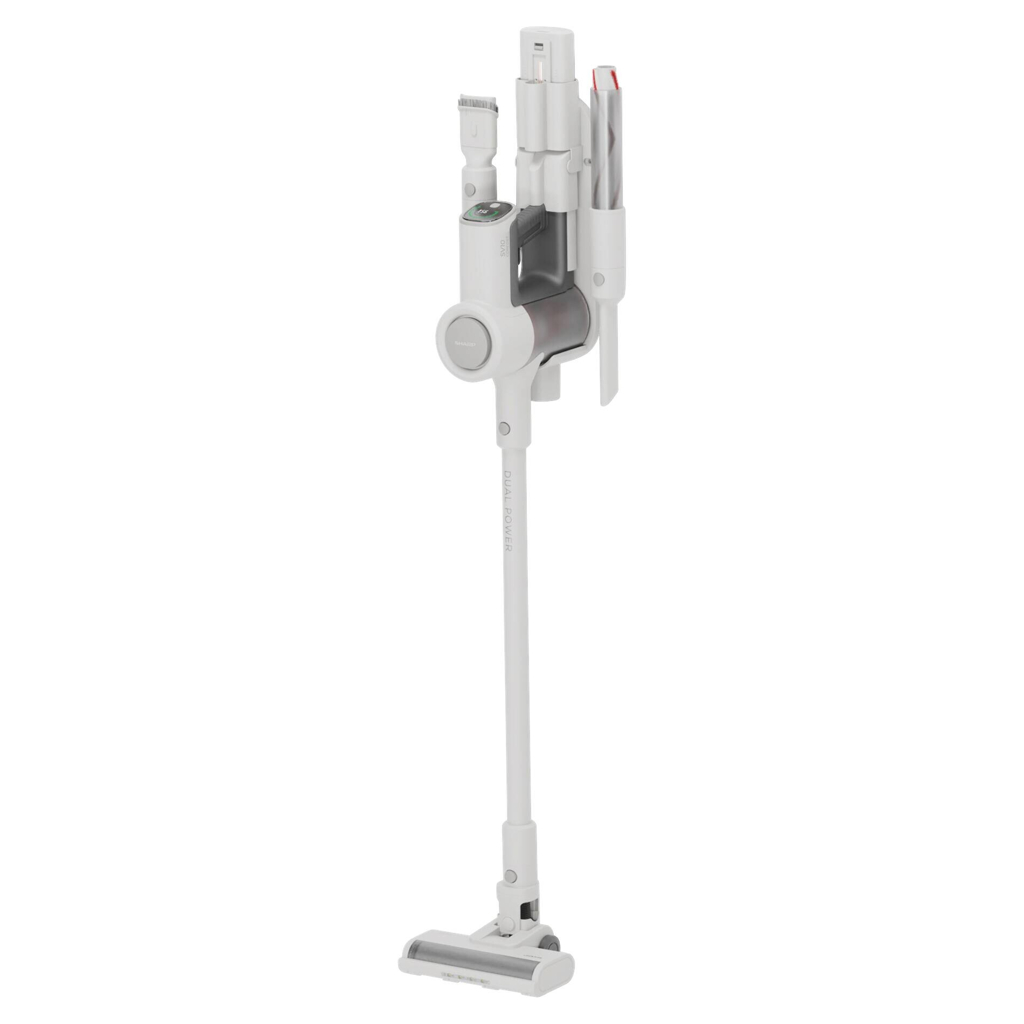 Sharp Handstaubsauger V-SV10MMAEU-W weiß Kunststoff Metall B/H/T: ca. 12x120,5x27 cm