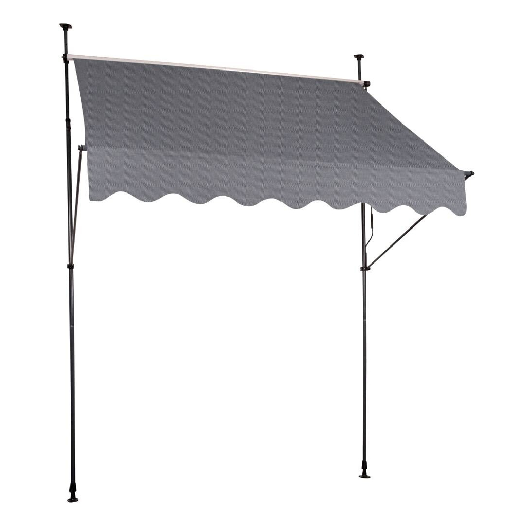 Klemm-Markise Amrum grau B/L: ca. 250x150 cm