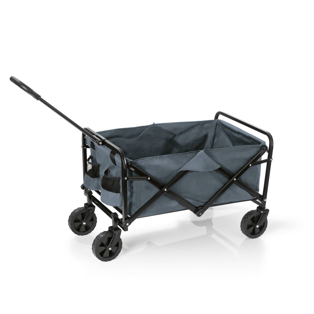 EasyMaxx Bollerwagen grau Metall B/H/L: ca. 14x51,5x64,5 cm