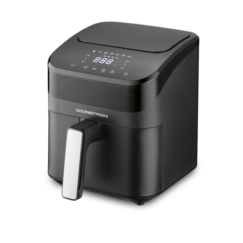 GOURMETmaxx Heißluftfritteuse schwarz Metall B/H/L: ca. 24x28,6x34,9 cm ca. 4 l