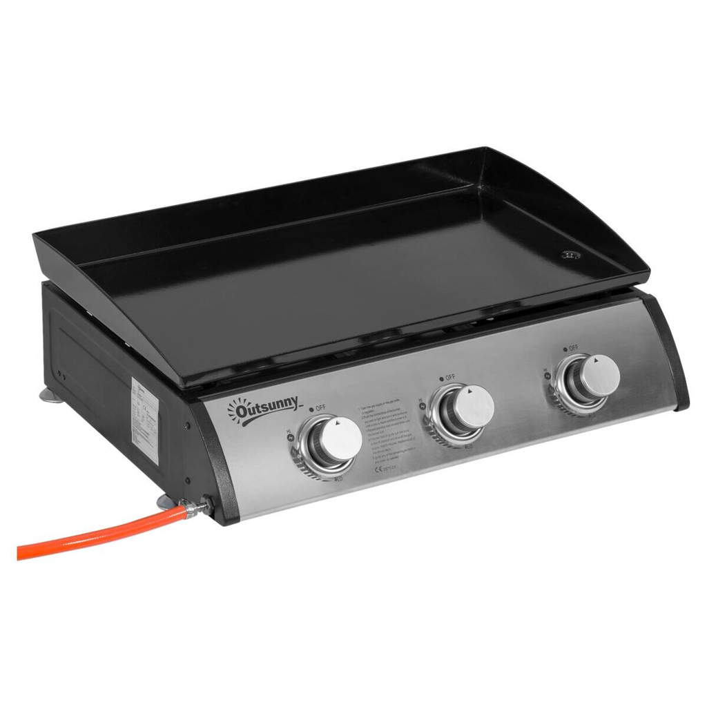 Outsunny Gasgrill Metall B/H/L: ca. 48x21x63 cm