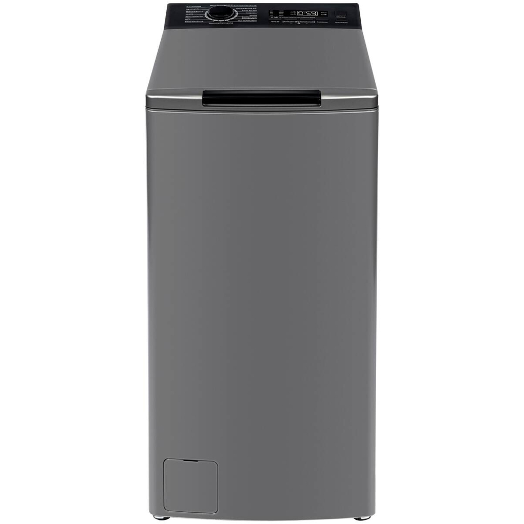 POCOline Waschmaschine-Toploader TLWV75ASI13 silber B/H/T: ca. 40x87,5x61 cm ca. 7,5 kg