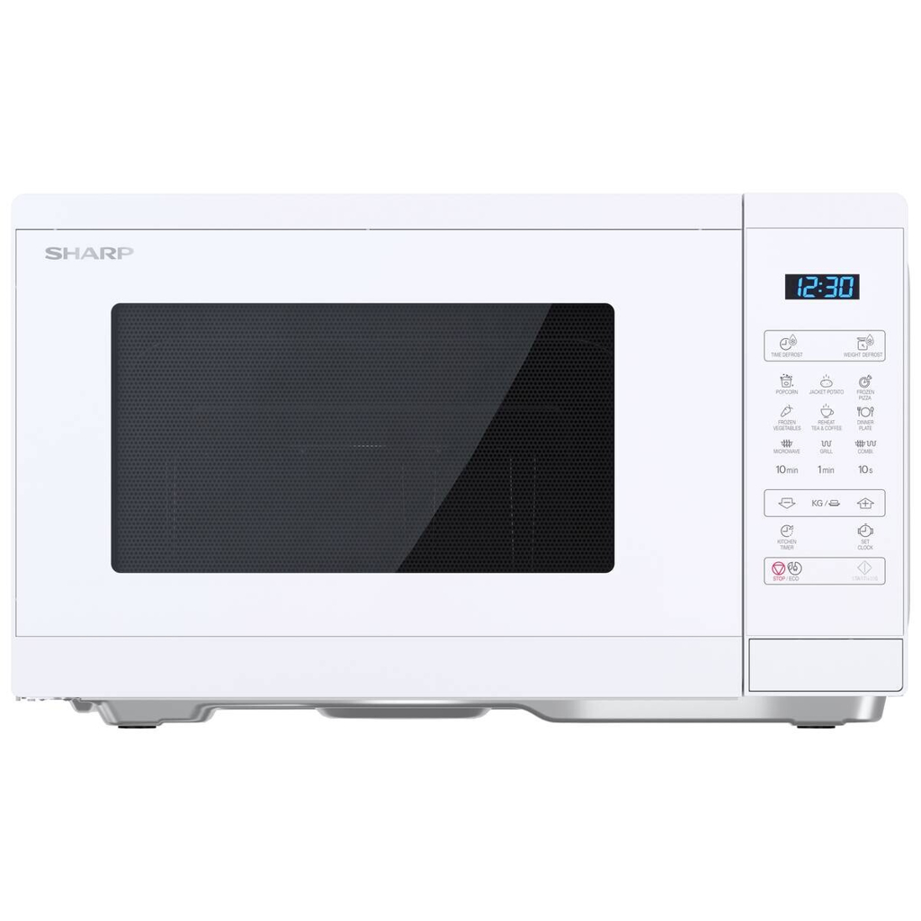 Sharp Mikrowelle mit Grill YC-MG252AE-C weiß Kunststoff B/H/T: ca. 47,2x28x34,5 cm