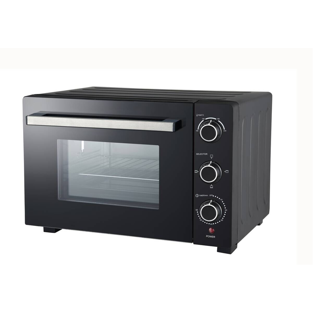 POCOline Mini-Backofen silber Metall B/H/L: ca. 42,6x33,7x51,1 cm