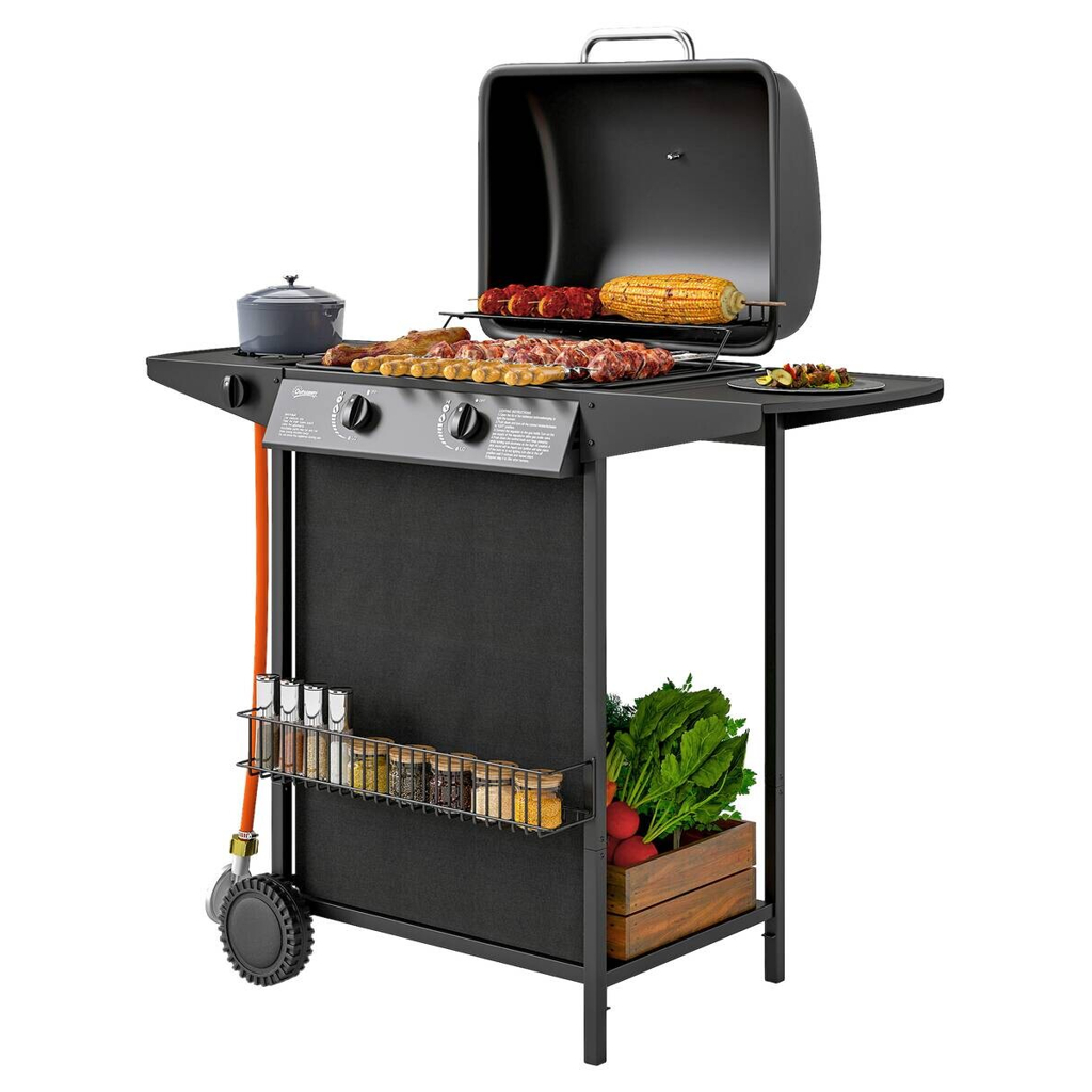 Outsunny Gasgrill Stahl B/H/L: ca. 54x96x107 cm