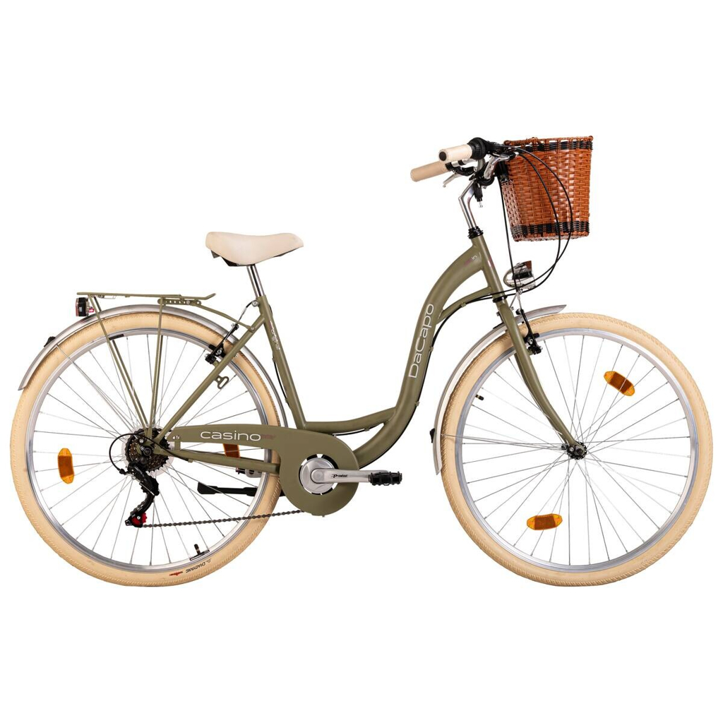 DaCapo Damenfahrrad Casino 170C 28 Zoll Rahmenhöhe 48 cm 6 Gänge olive olive ca. 28 Zoll