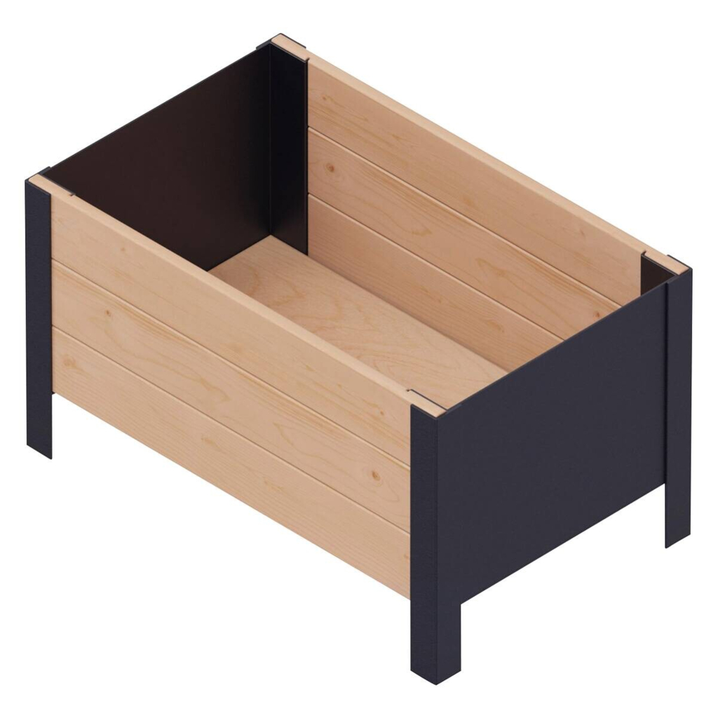 UPYARD Hochbeet MODERN braun Holz B/H/L: ca. 36x32x58 cm