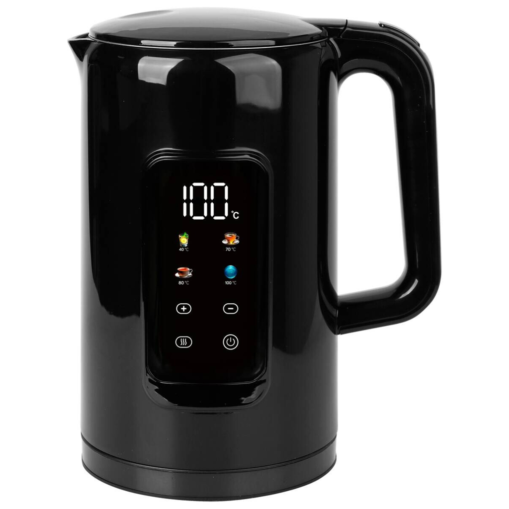 Emerio Wasserkocher WK-130854.2 schwarz Kunststoff B/H/L: ca. 15,4x26,3x21,4 cm ca. 1,7 l