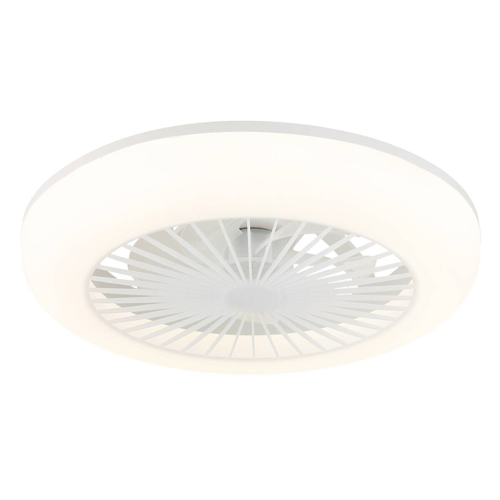 GLOBO Deckenventilator weiß Opal H/D: ca. 14x45 cm max. 15 W