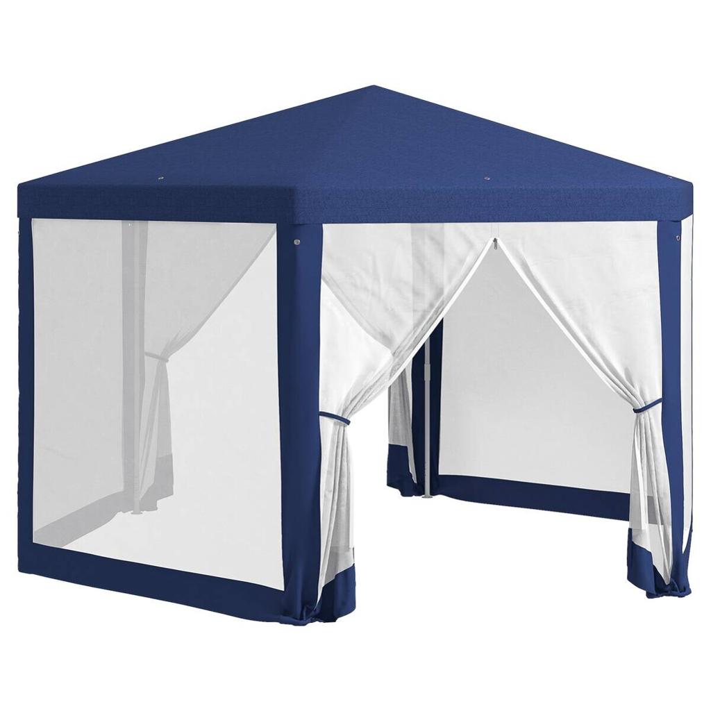 Outsunny Pavillon blau Polyester B/H/L: ca. 341,2x250x394 cm