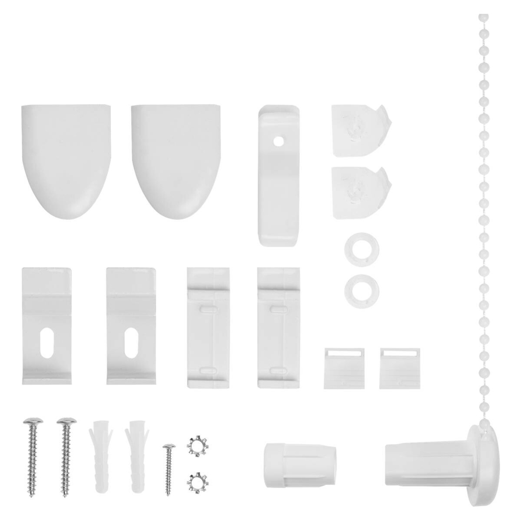 LICHTBLICK Klemmträger und Zubehör weiß 23 Packstücke