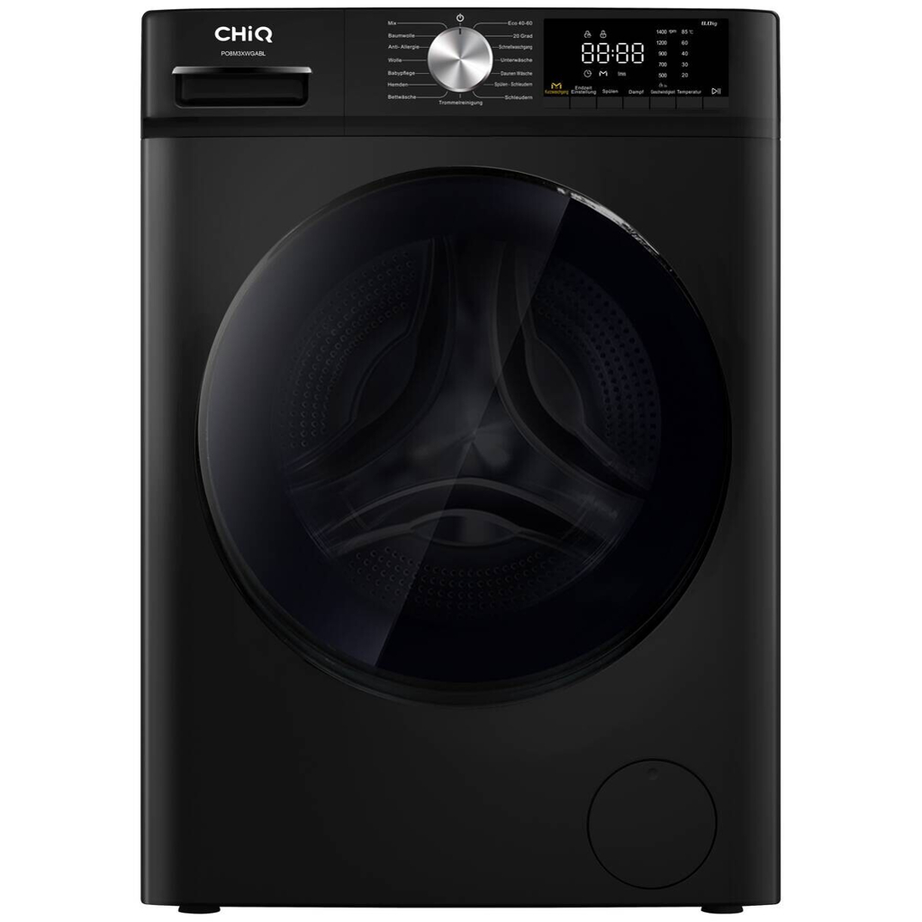 CHiQ Waschmaschine PO8M3XWGABL schwarz B/H/T: ca. 60x84,7x52 cm ca. 8 kg