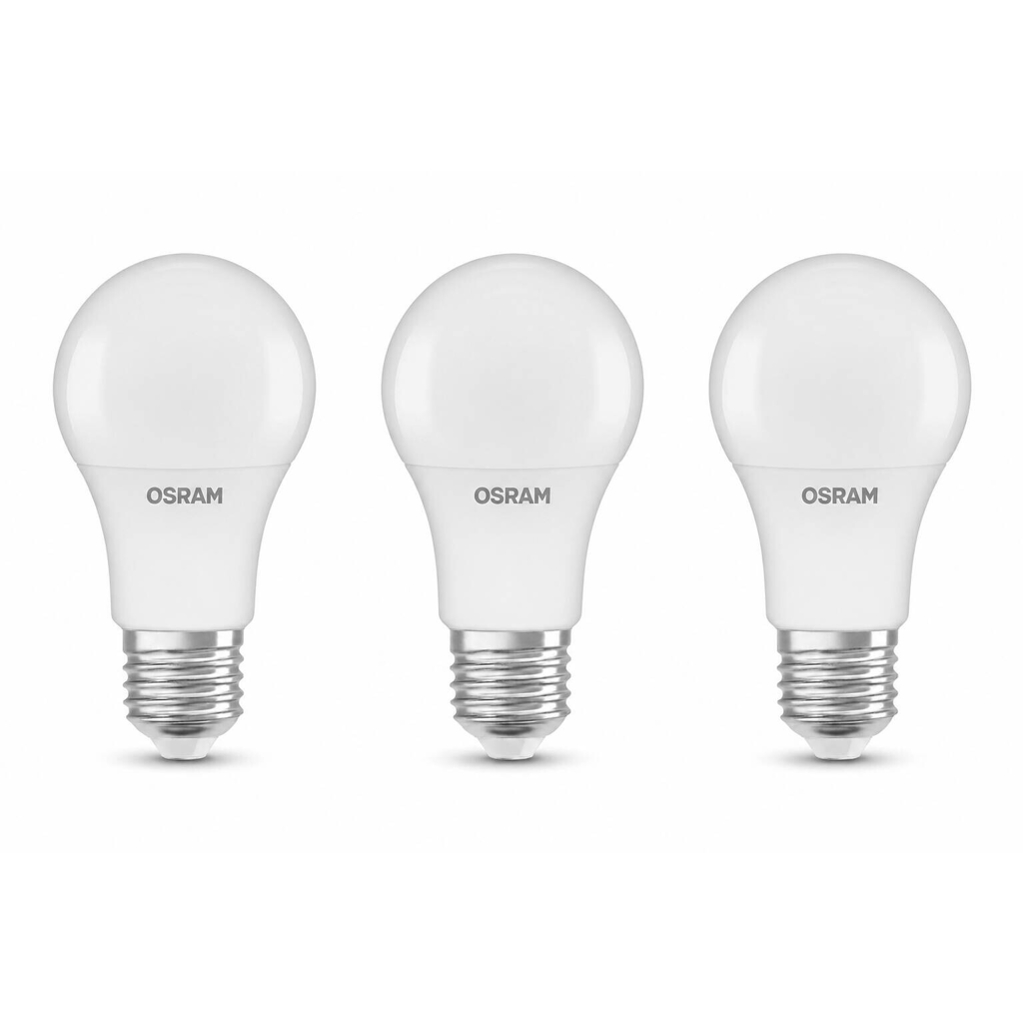 OSRAM LED-Leuchtmittel BASE Classic A AC55981 3er Pack E27